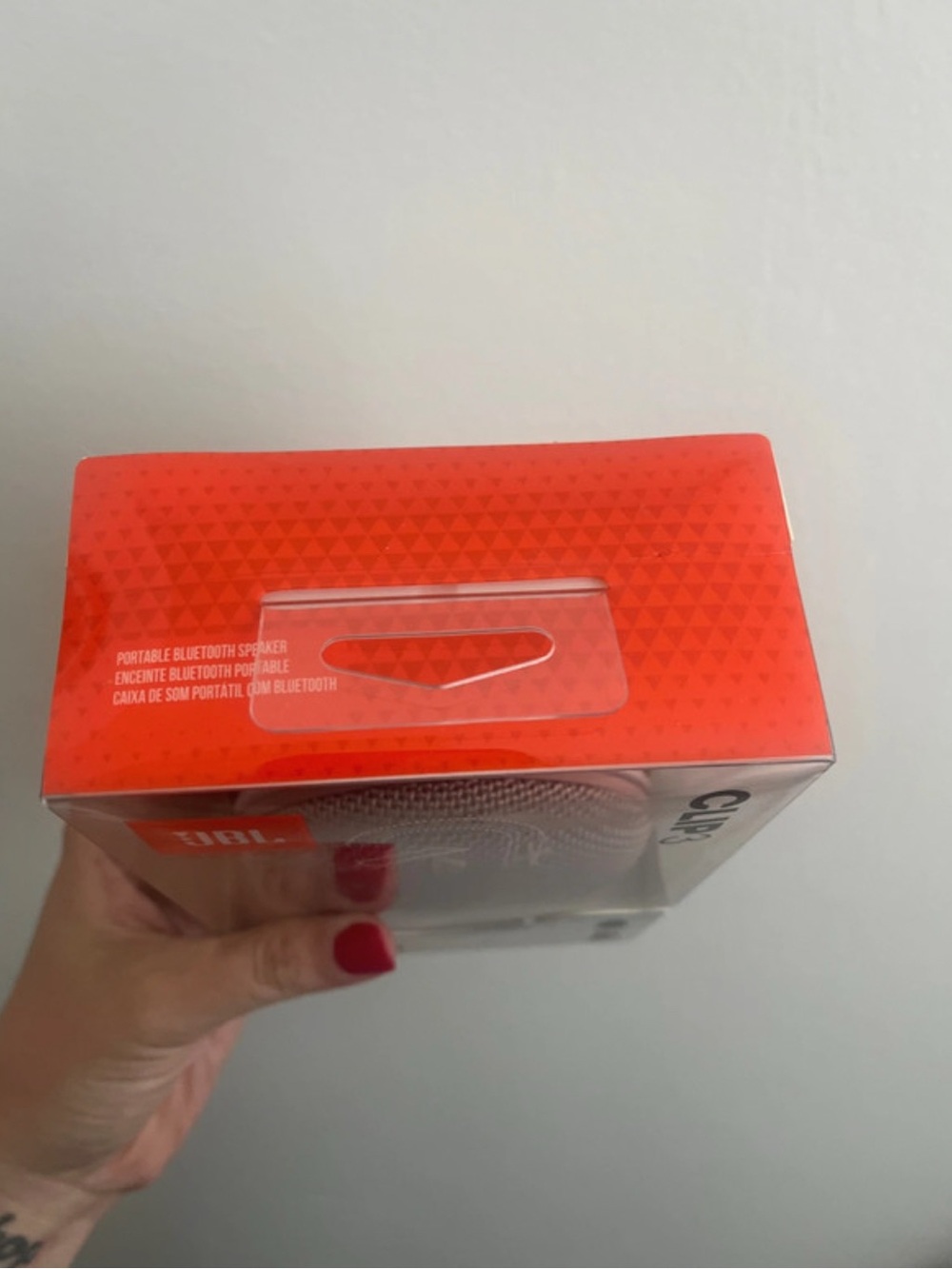 JBL Clip 3 Portable Bluetooth Speaker — Rose Pink - Picture 4 of 5